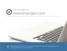 Tablet Screenshot of binproject.com
